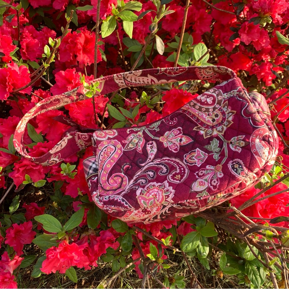 Vera Bradley Picadilly Plum Small Shoulder Bag